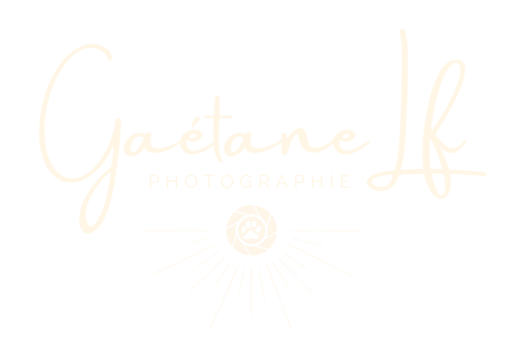 Logo complet Gaétane Lf Photographie