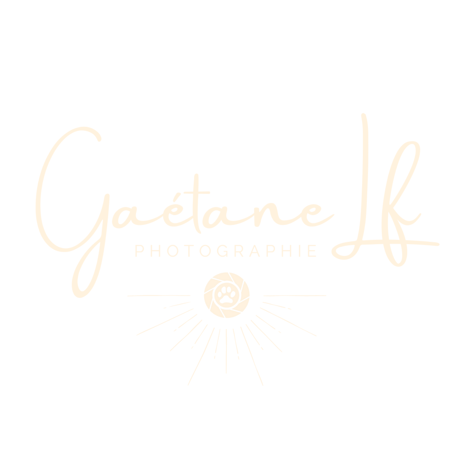 Logo complet Gaétane Lf Photographie